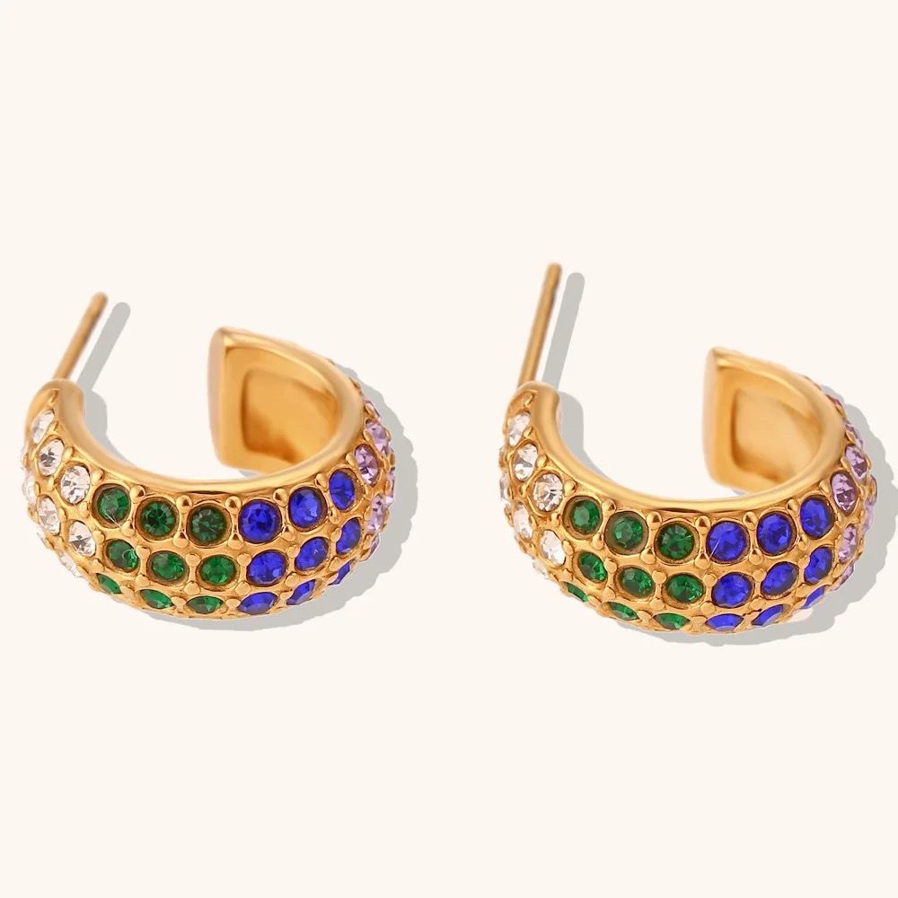 Marina Multi C Hoops -18K