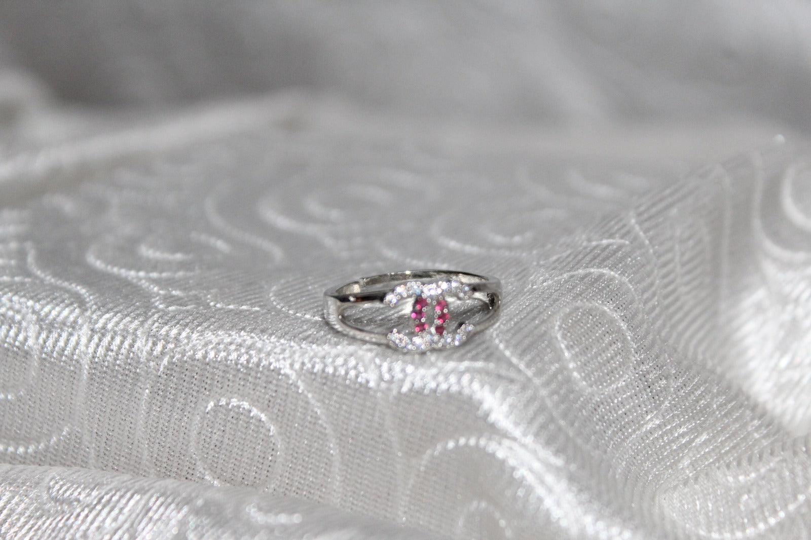 Elegant Ruby and Diamond Ring