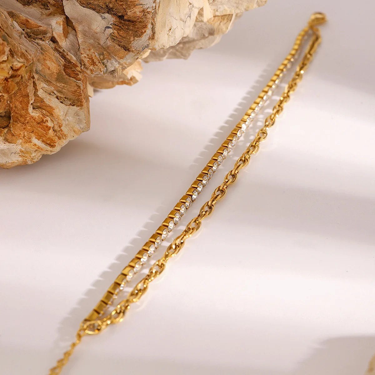 Luxe Belle Tennis Bracelet -18K
