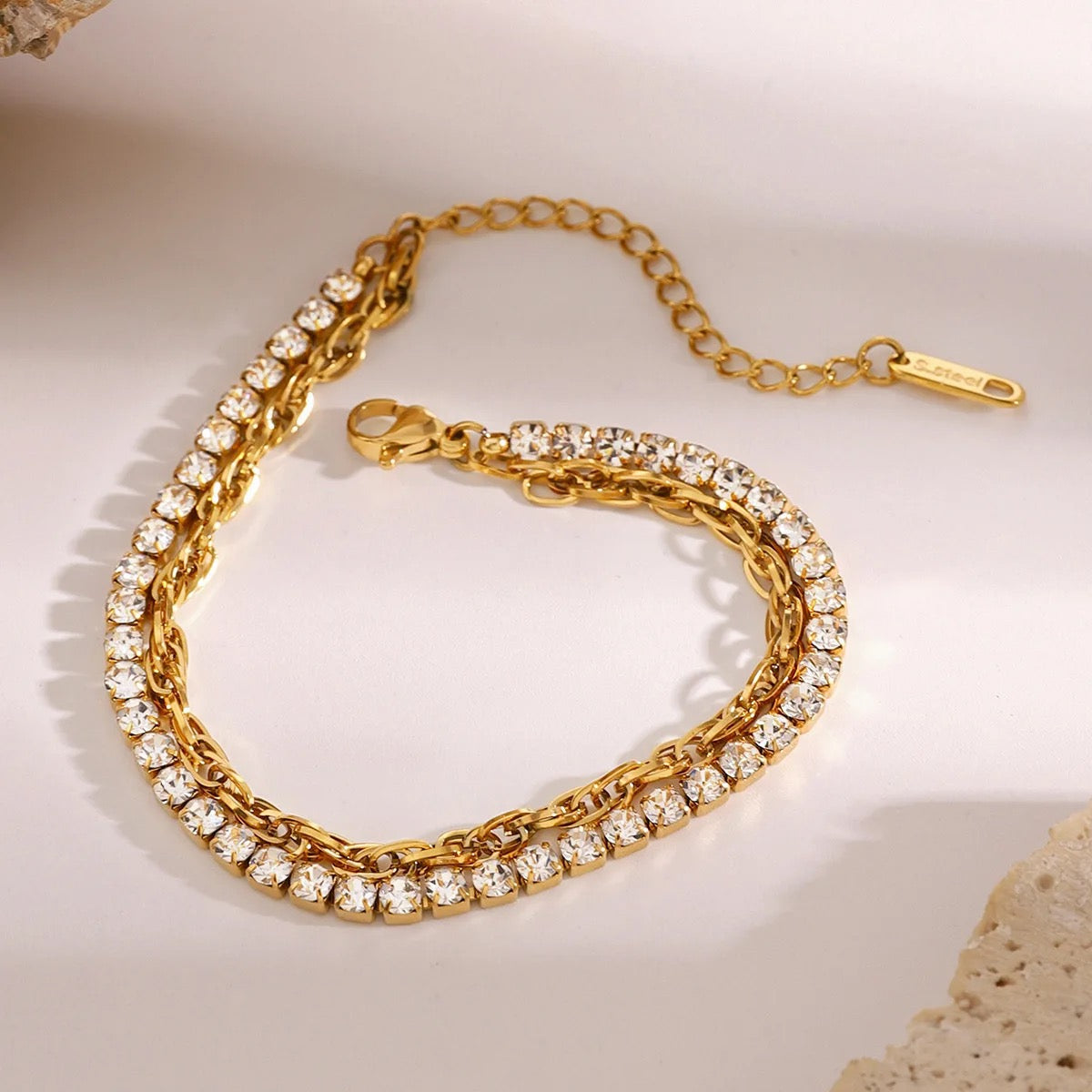Luxe Belle Tennis Bracelet -18K