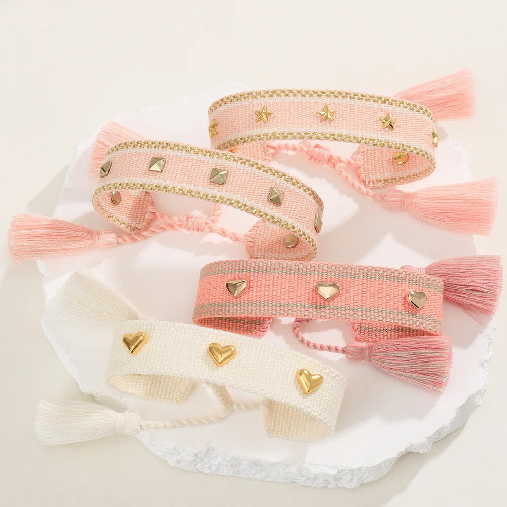 Vanilla Frappe Woven Bracelet