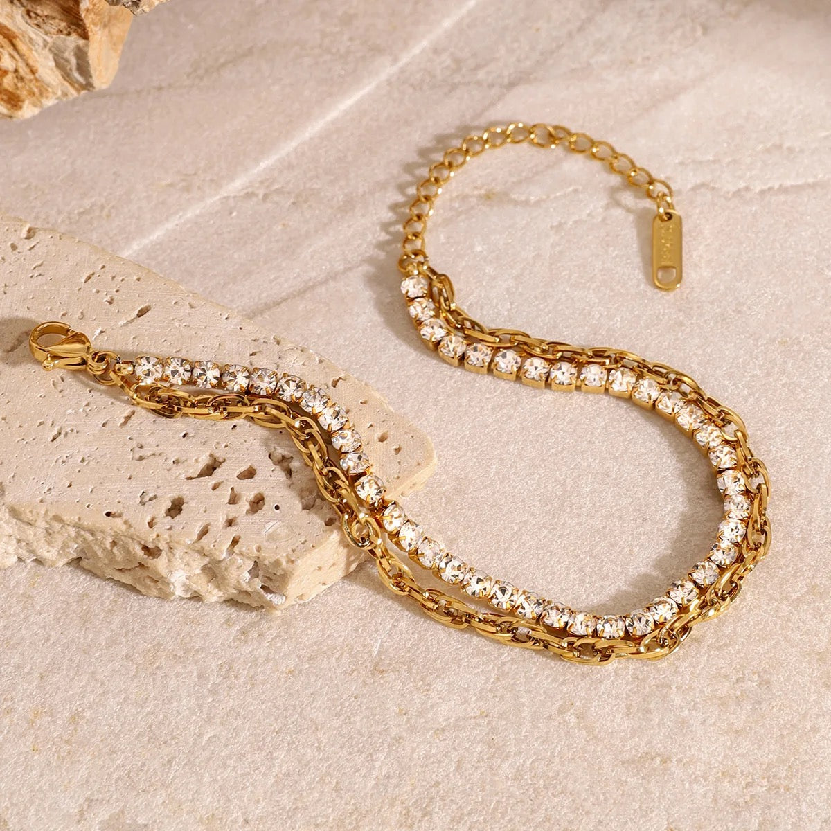 Luxe Belle Tennis Bracelet -18K