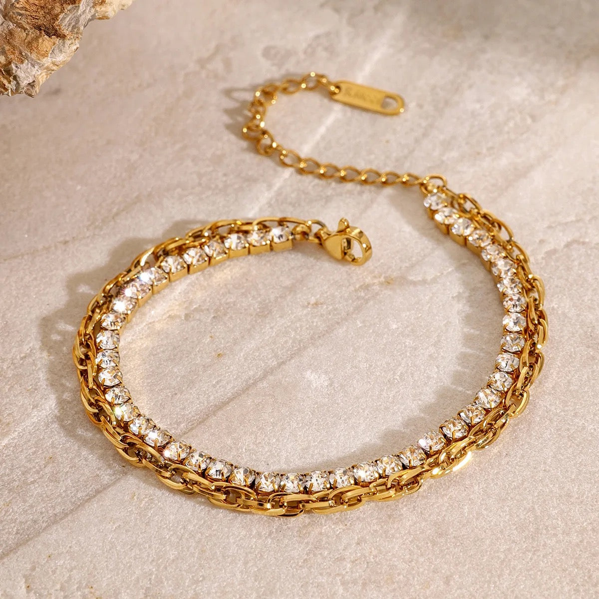 Luxe Belle Tennis Bracelet -18K