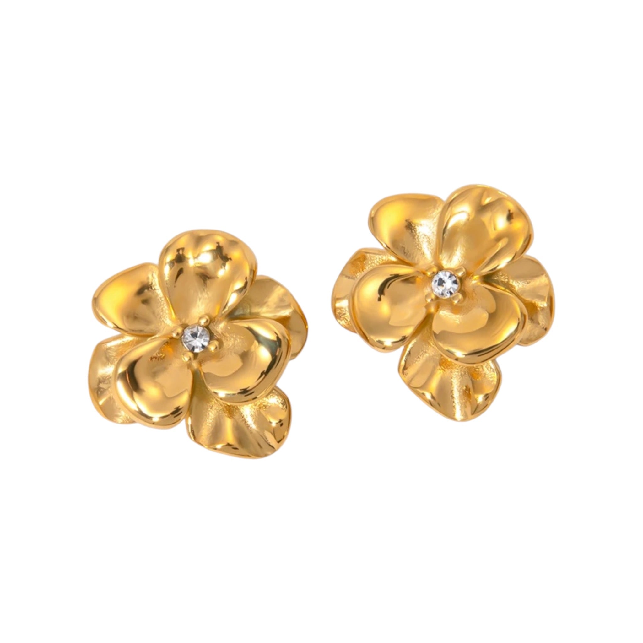 Florence Bloom Studs -18K