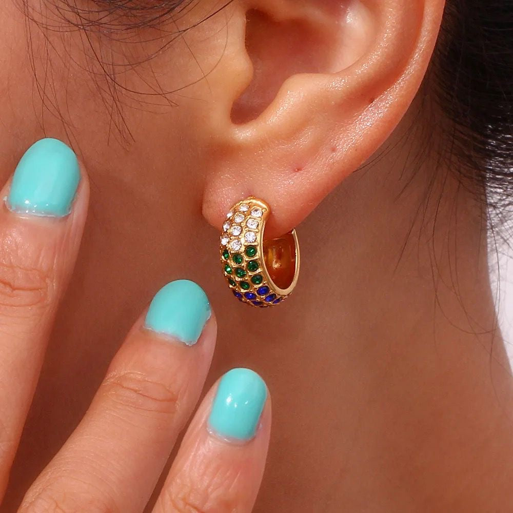 Marina Multi C Hoops -18K