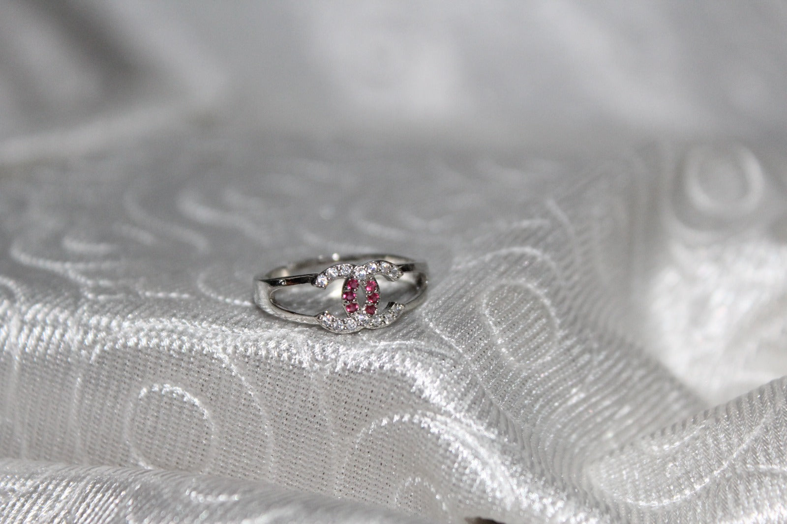 Elegant Ruby and Diamond Ring