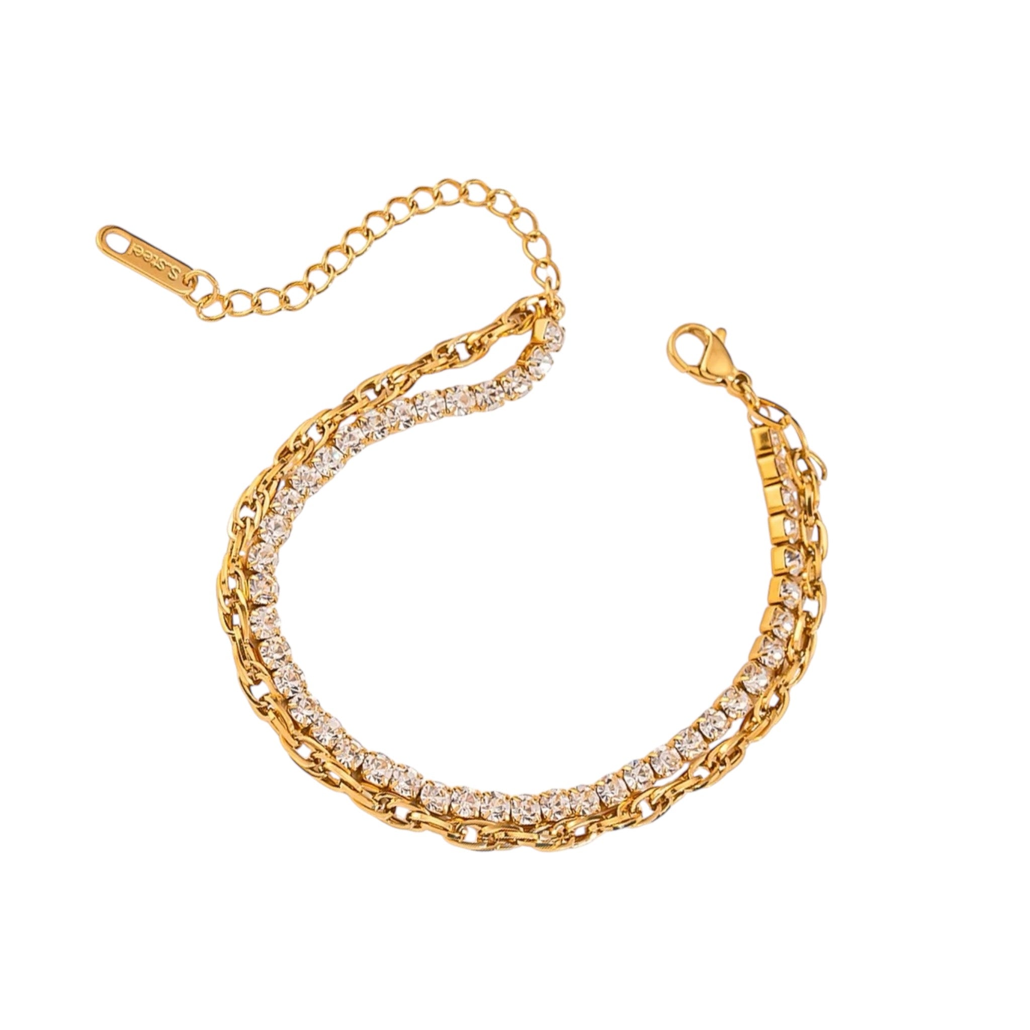 Luxe Belle Tennis Bracelet -18K