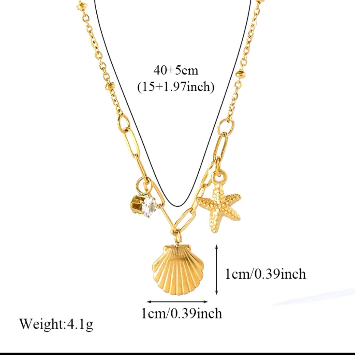 Rhode Island Charm Necklace -18K