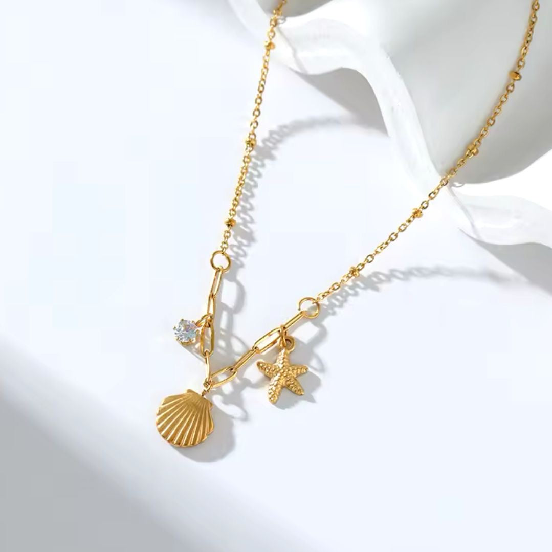 Rhode Island Charm Necklace -18K