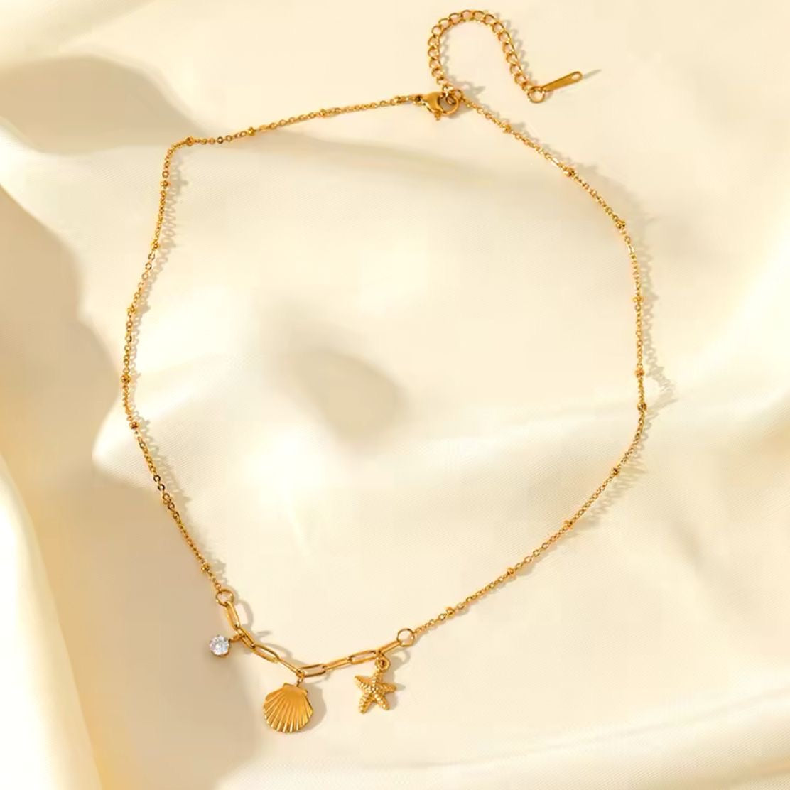 Rhode Island Charm Necklace -18K
