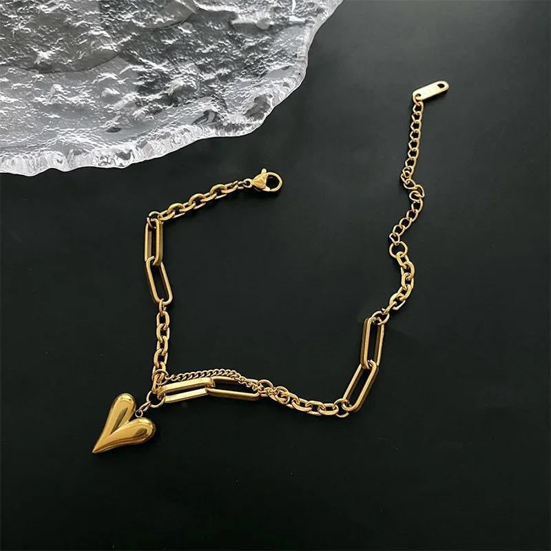 Juliet Heart Charm Bracelet -18K