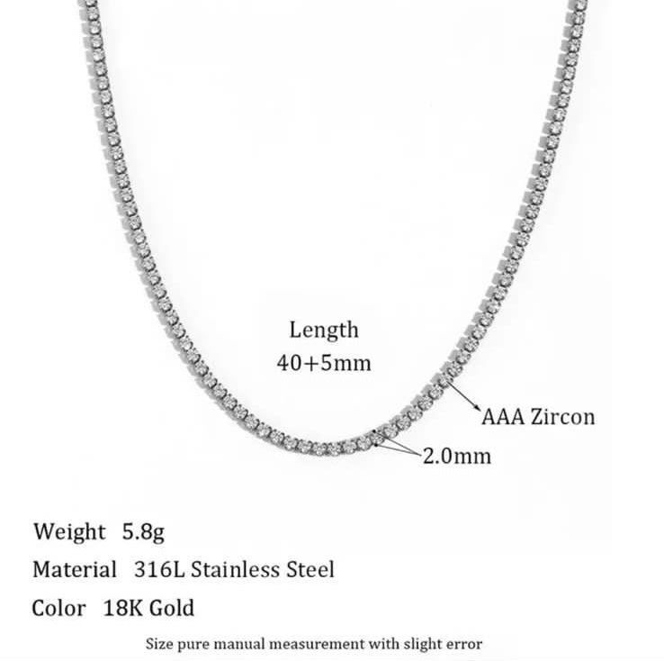 Luxury Tennis Necklace