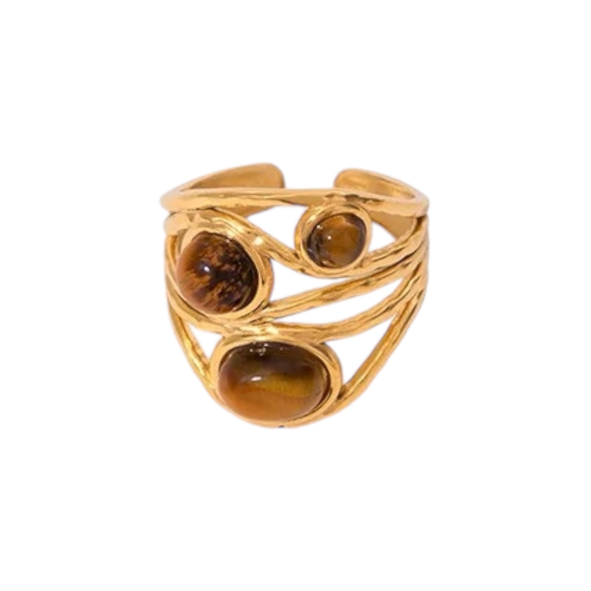 Claus Cat Eye Ring 18K