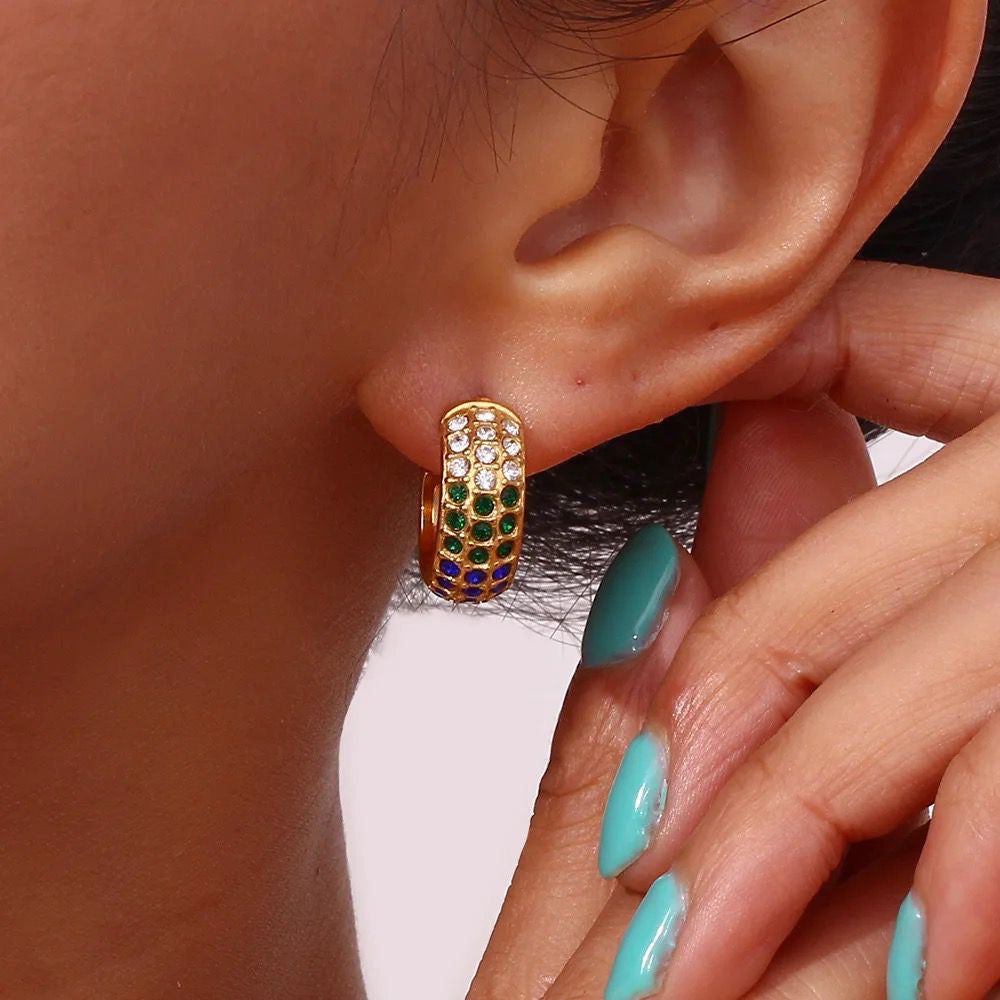 Marina Multi C Hoops -18K