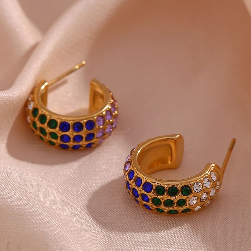 Marina Multi C Hoops -18K