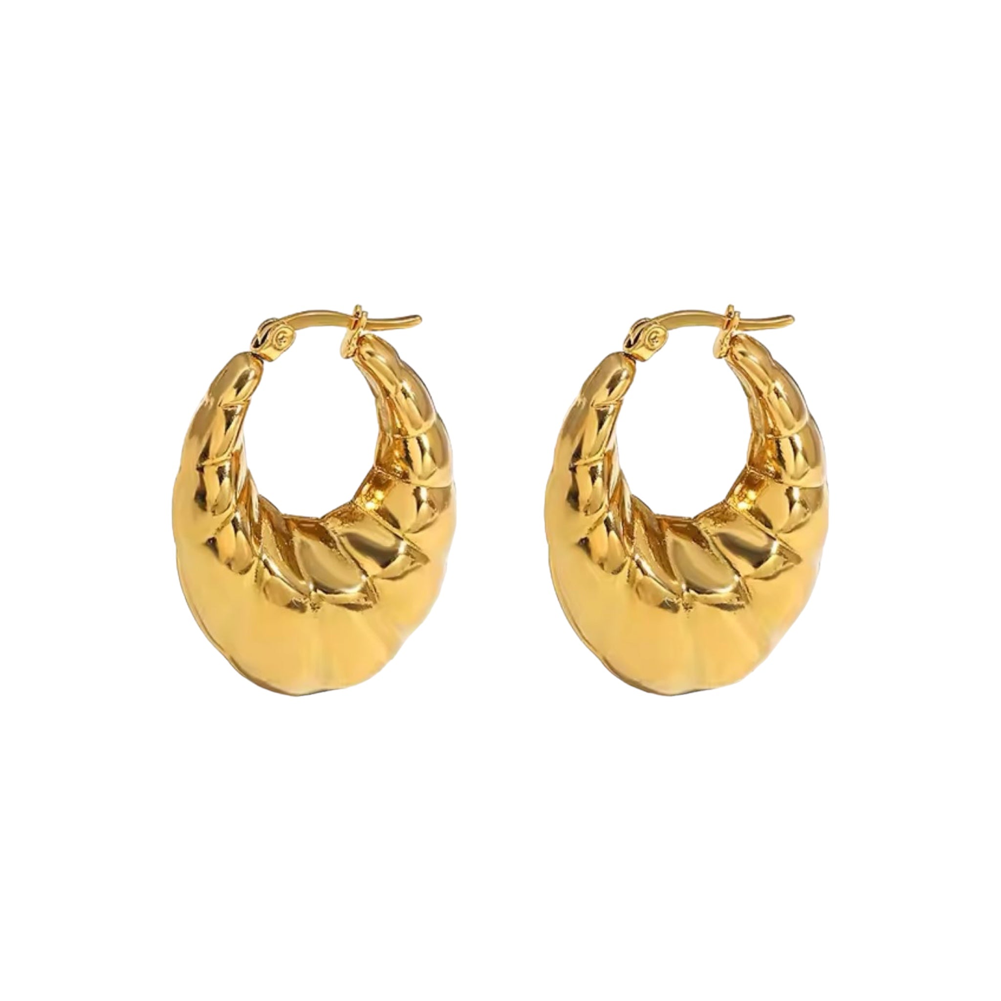 Plot Twist Hoops -18K