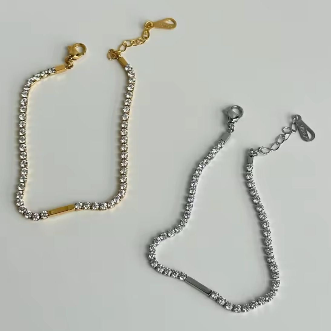 Rexa Tennis Anklet -Silver