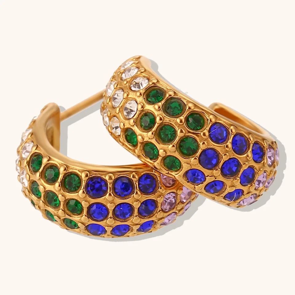 Marina Multi C Hoops -18K