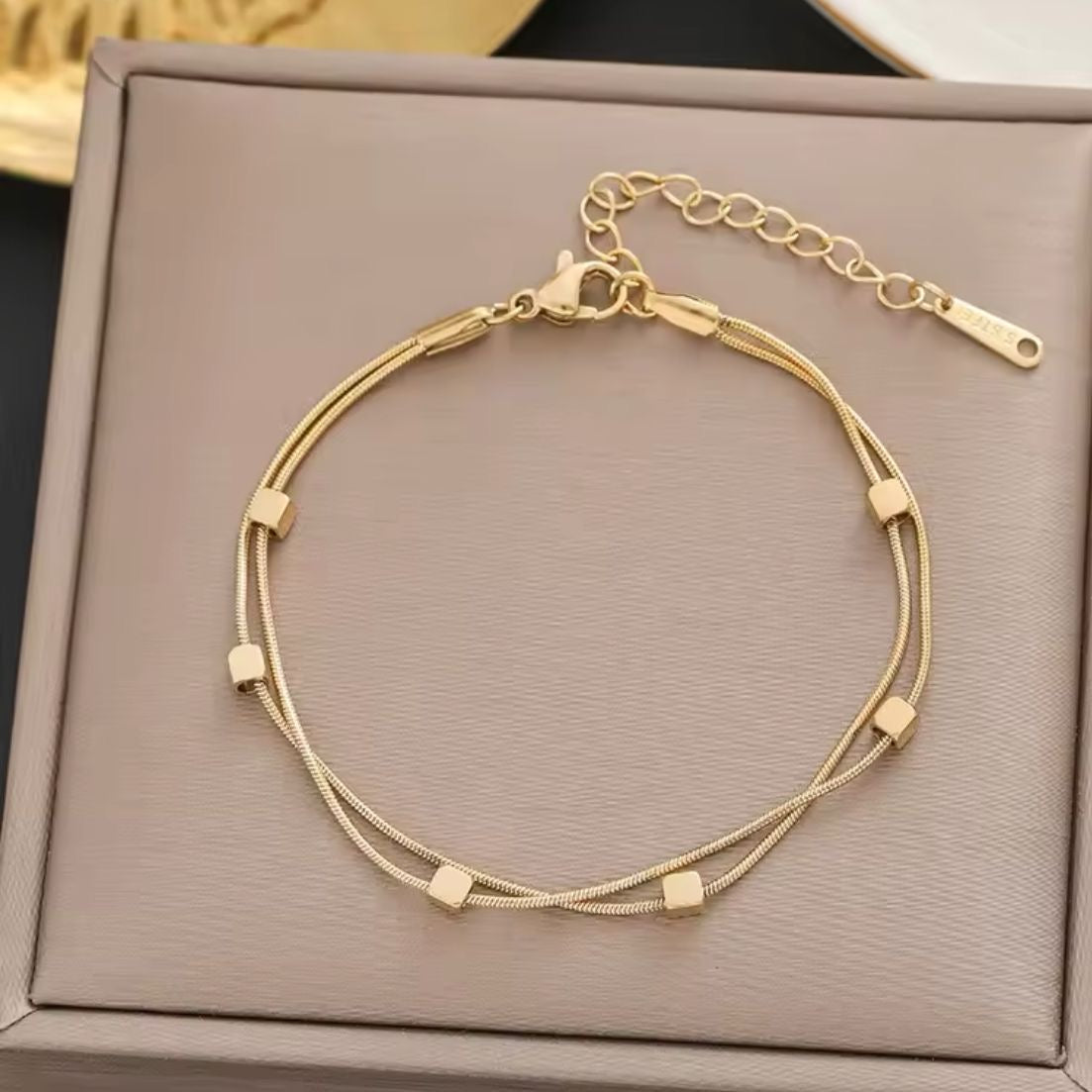 Audrey Layered Bracelet -18K