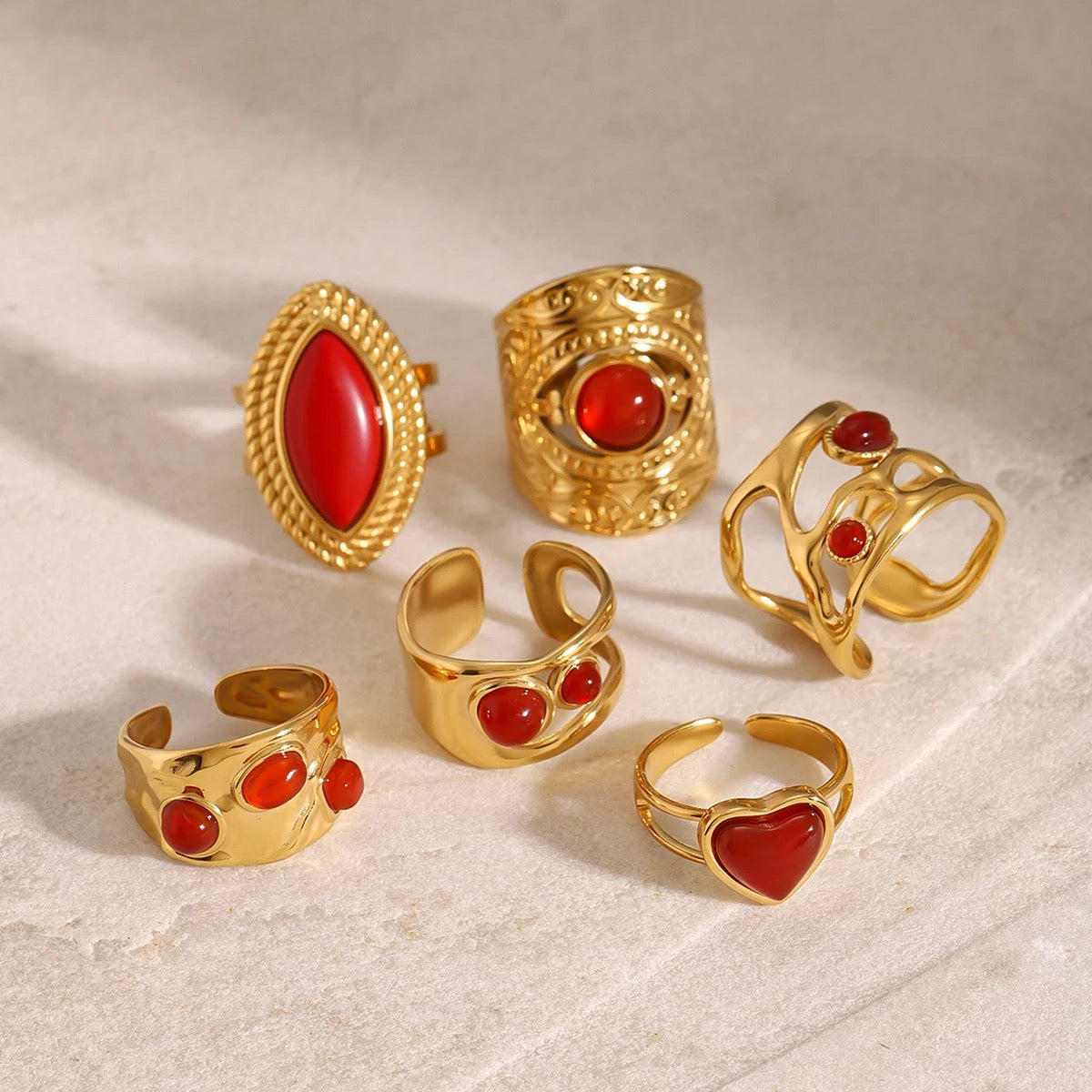 Ruby Baubles Ring -18K