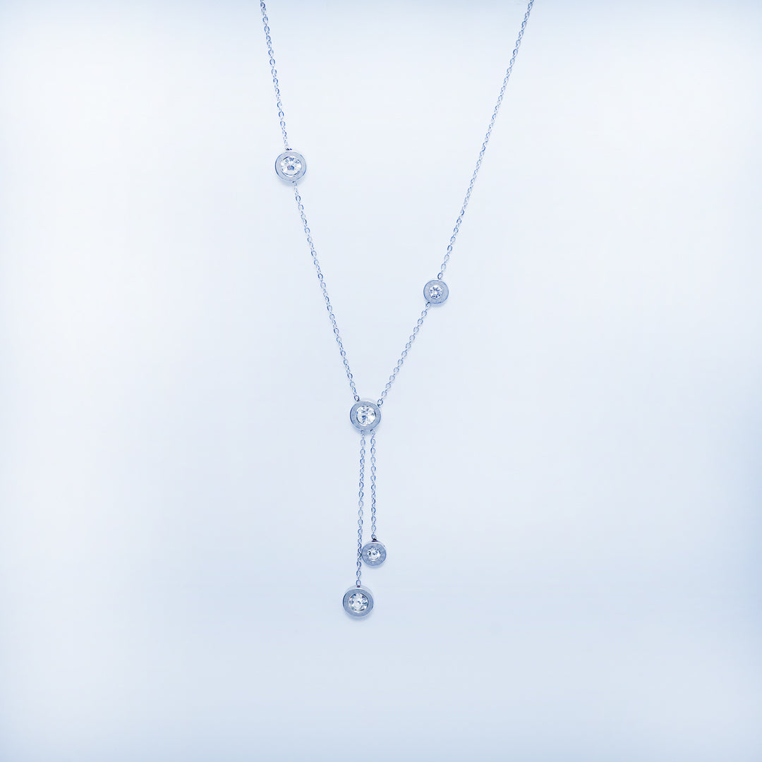 Elegant Diamond Lariat Necklace