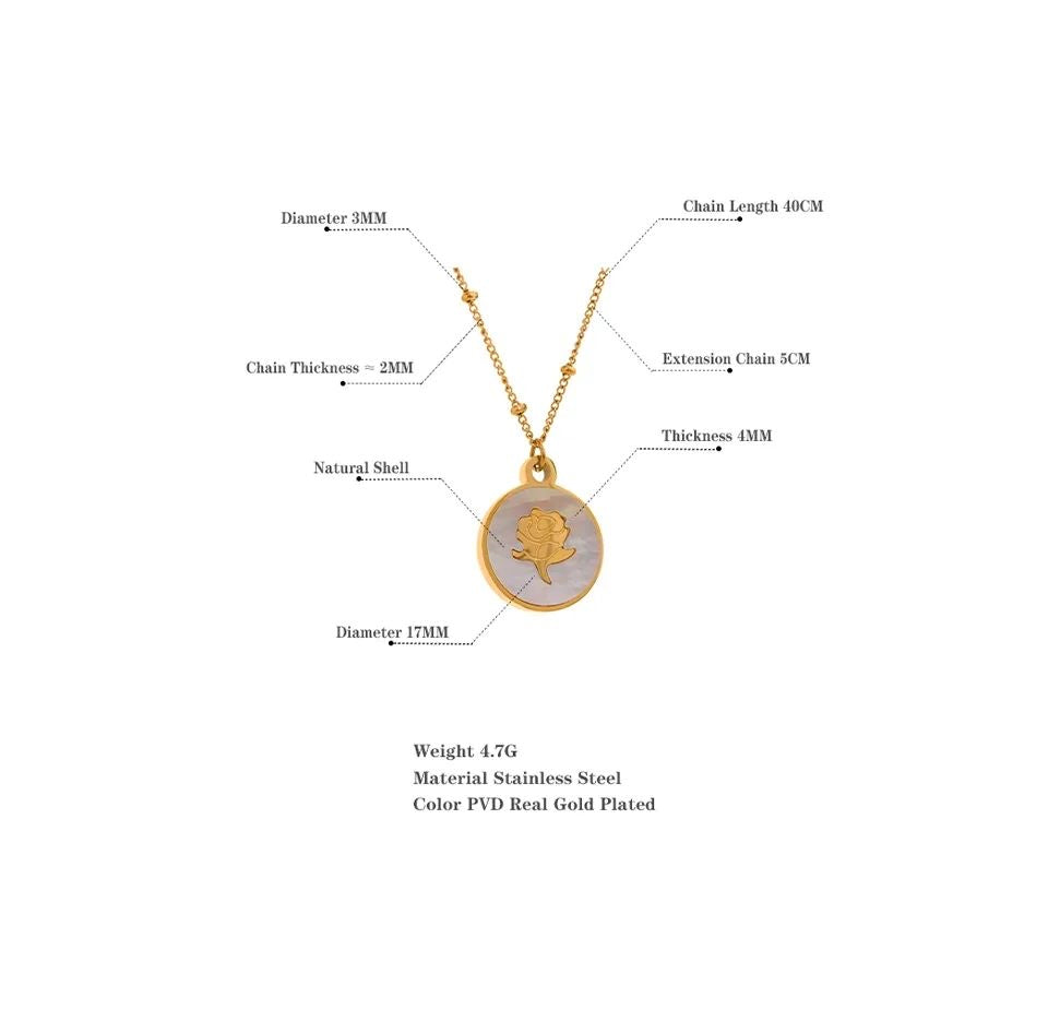 Fleur Necklace -18K