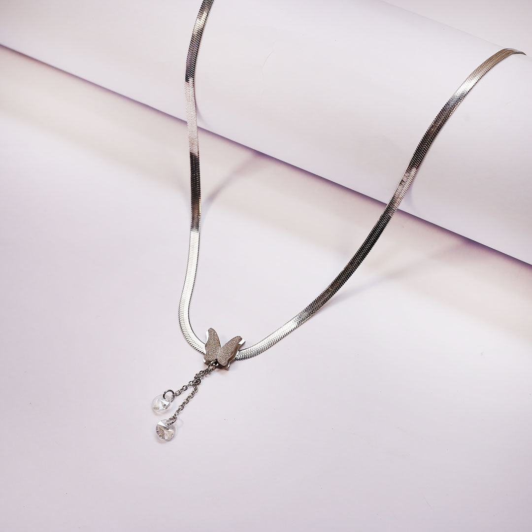 Butterfly Charm Necklace | Nature-Inspired