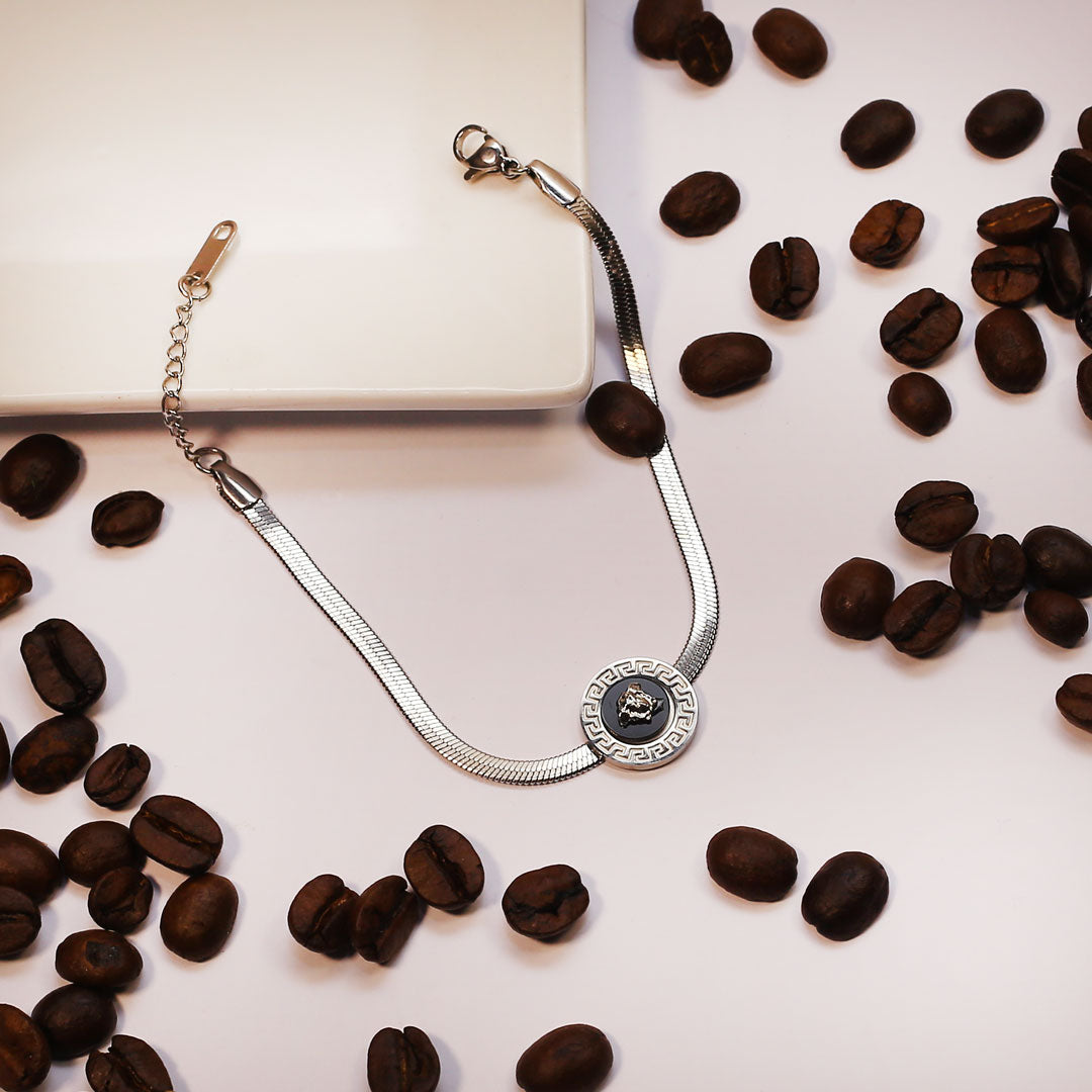 Silver Medallion Bracelet | Chic Inspired Style