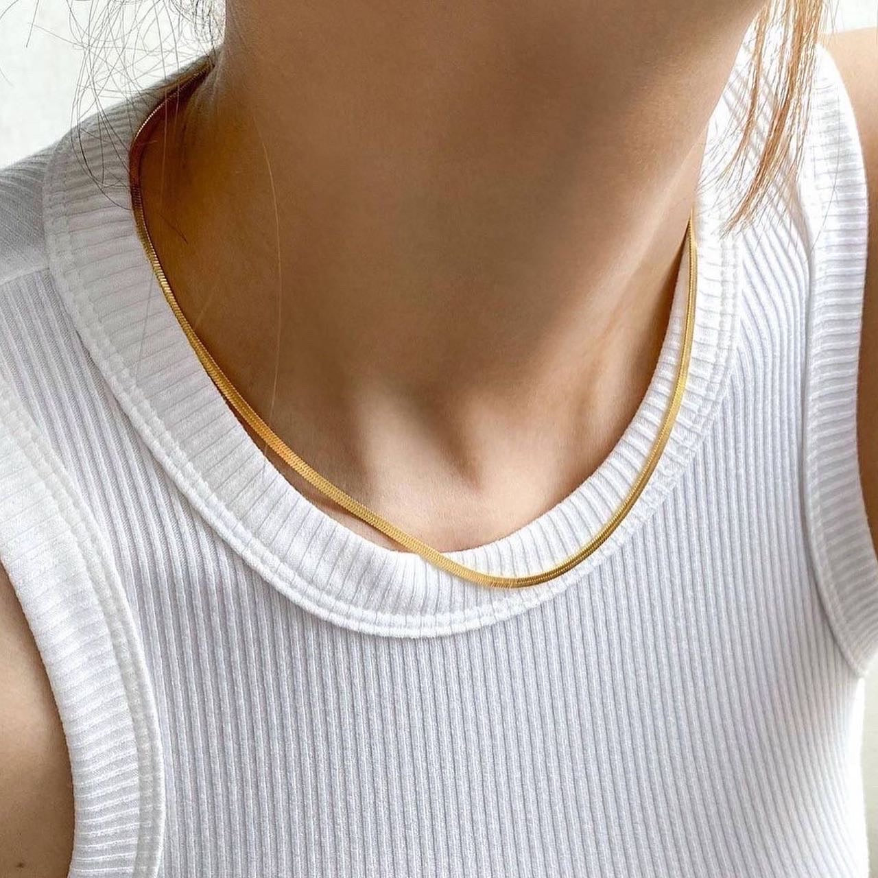 Sleek Snake Chain Necklace